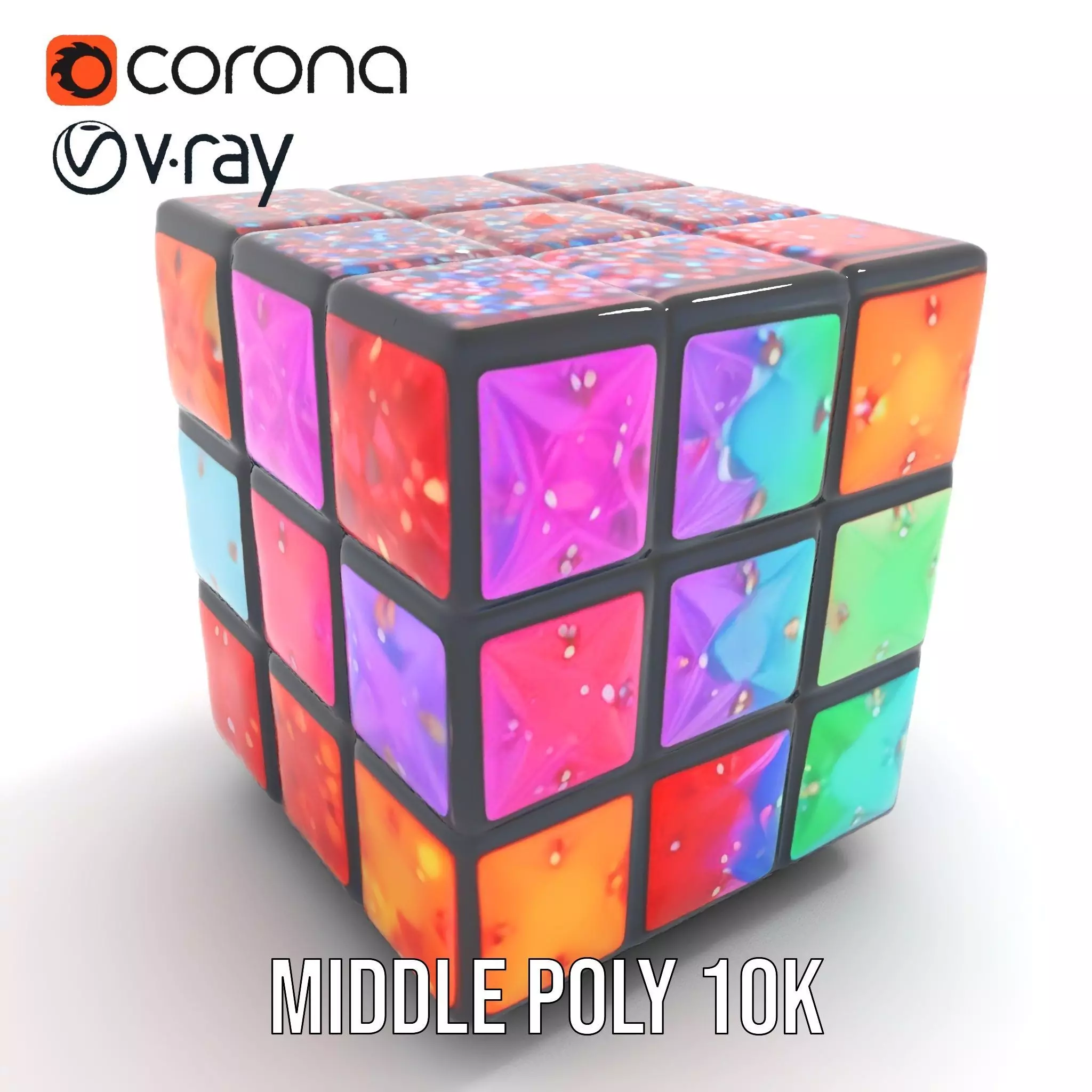 Sparkling Gemstone Puzzle Cube model pack Texture_12