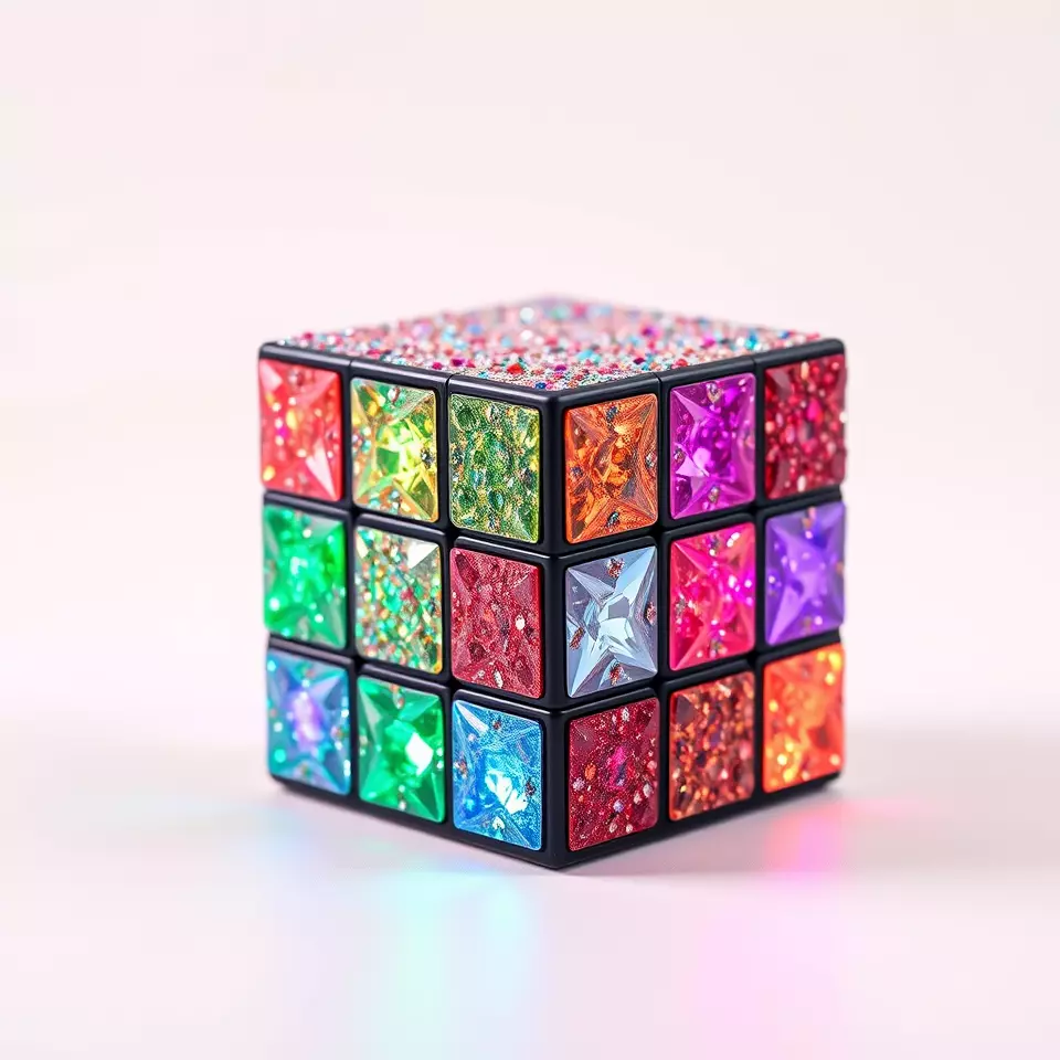 Sparkling Gemstone Puzzle Cube model pack Texture_3