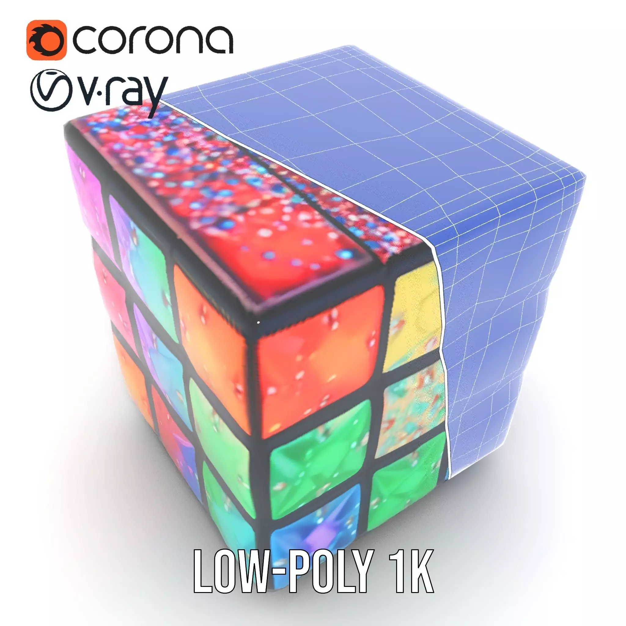 Sparkling Gemstone Puzzle Cube model pack Texture_15