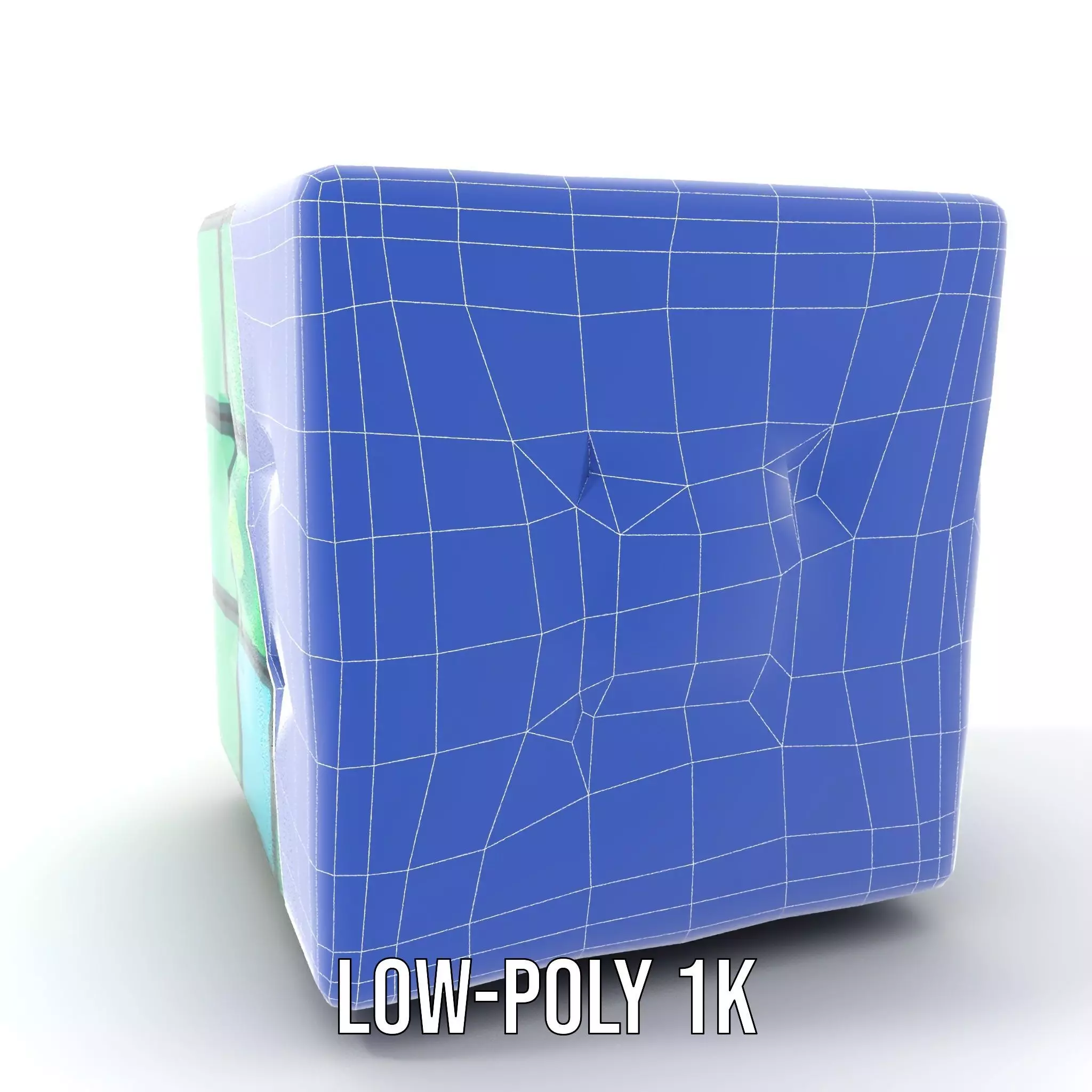Vibrant Cube Puzzle model pack Low-poly 3D model_24