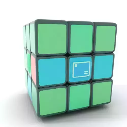 Vibrant Cube Puzzle model pack Low-poly 3D model Vibrant Cube Puzzle model pack Low-poly 3D model