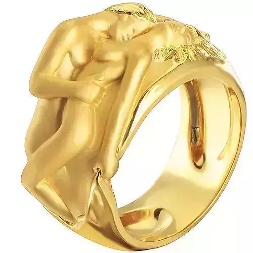 Ring with man and woman