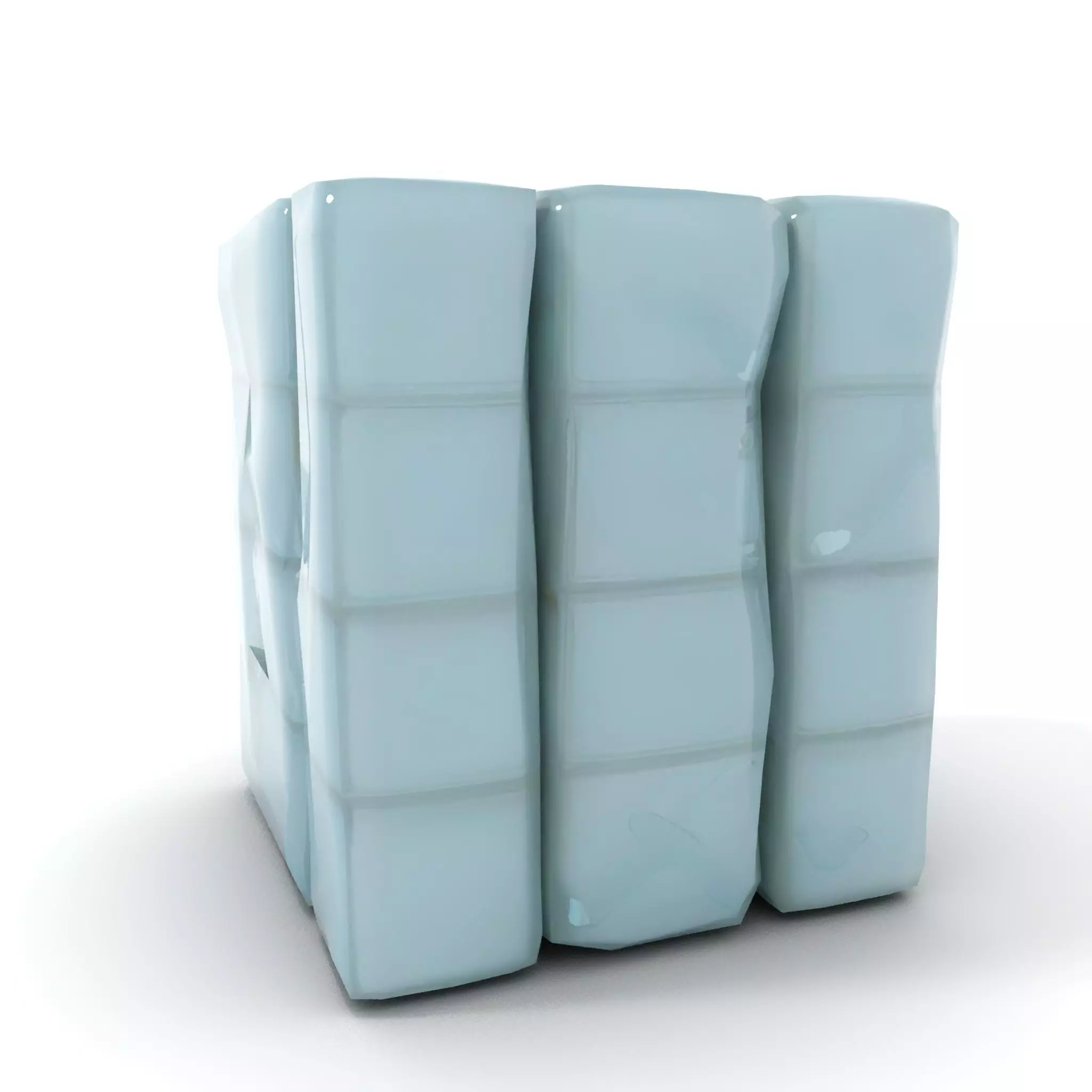 Frosty Puzzle Cube model pack Low-poly 3D model_13