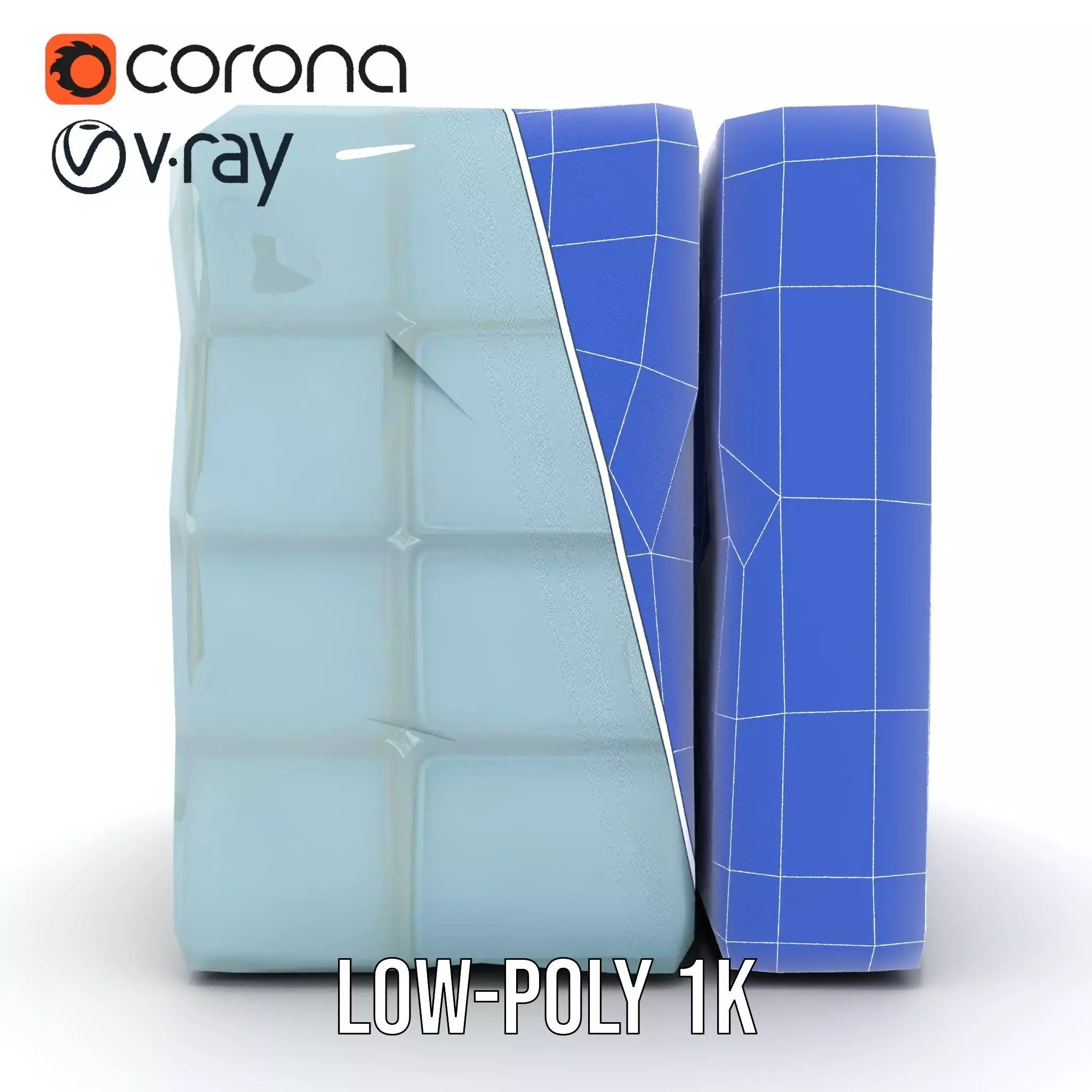 Frosty Puzzle Cube model pack Low-poly 3D model_22