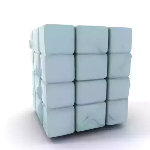 Frosty Puzzle Cube model pack Low-poly 3D model Frosty Puzzle Cube model pack Low-poly 3D model