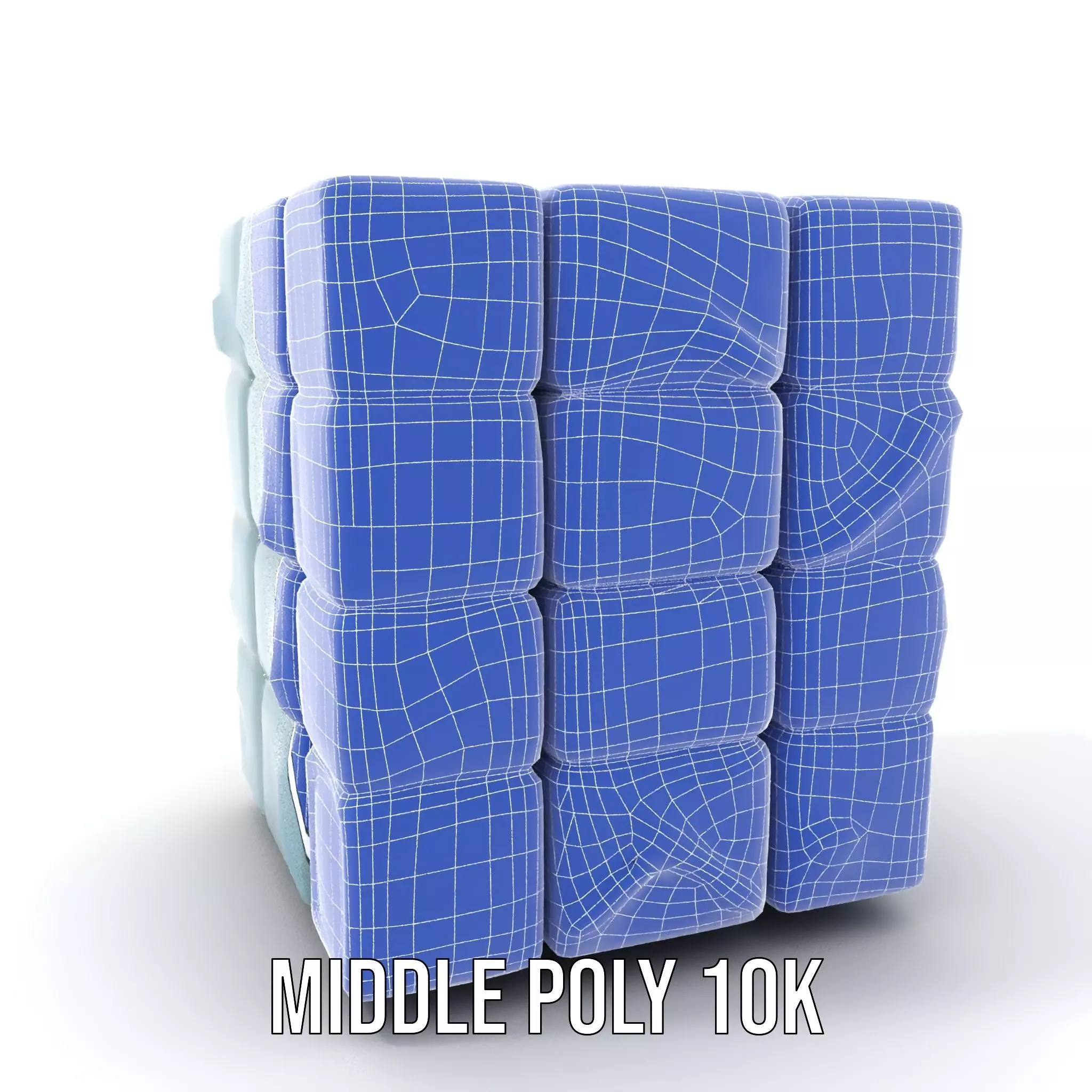 Frosty Puzzle Cube model pack Low-poly 3D model_24