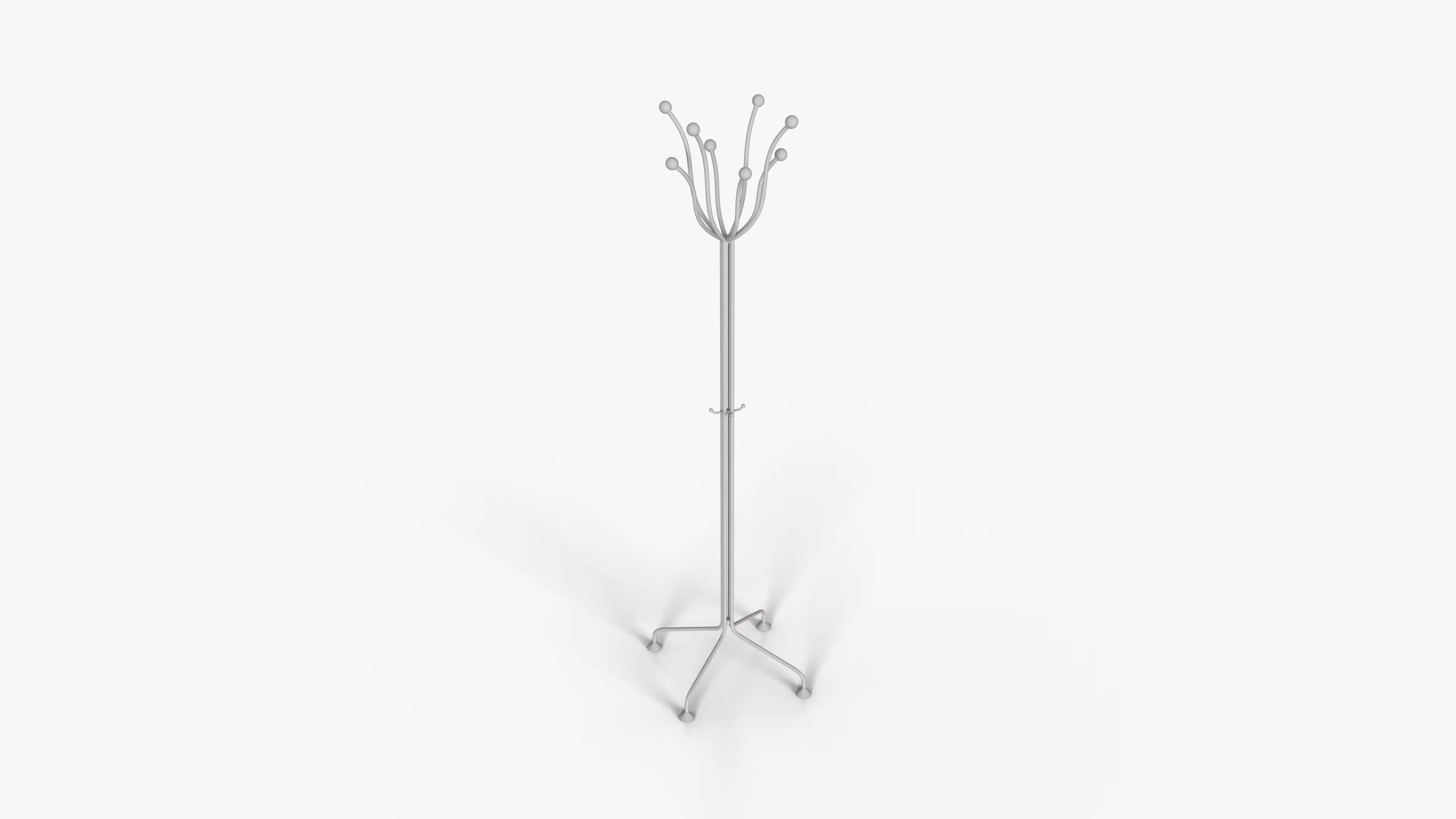 Black Floor Hanger 3D model_9