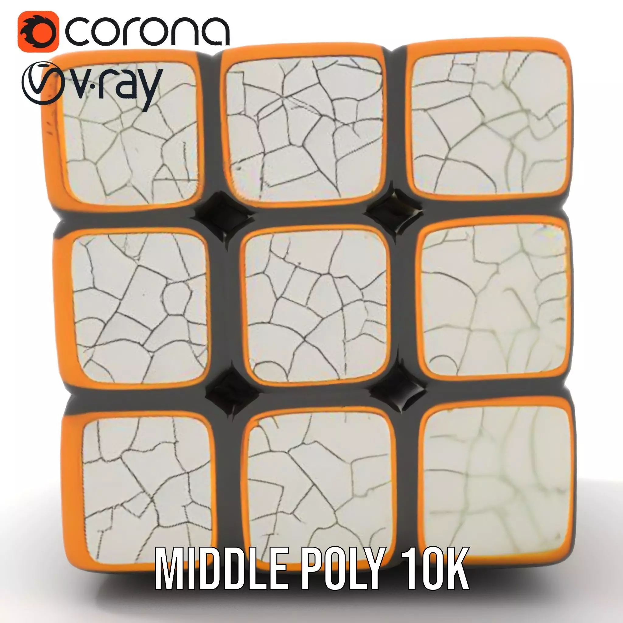 Glossy Ceramic Cube model pack Texture_20