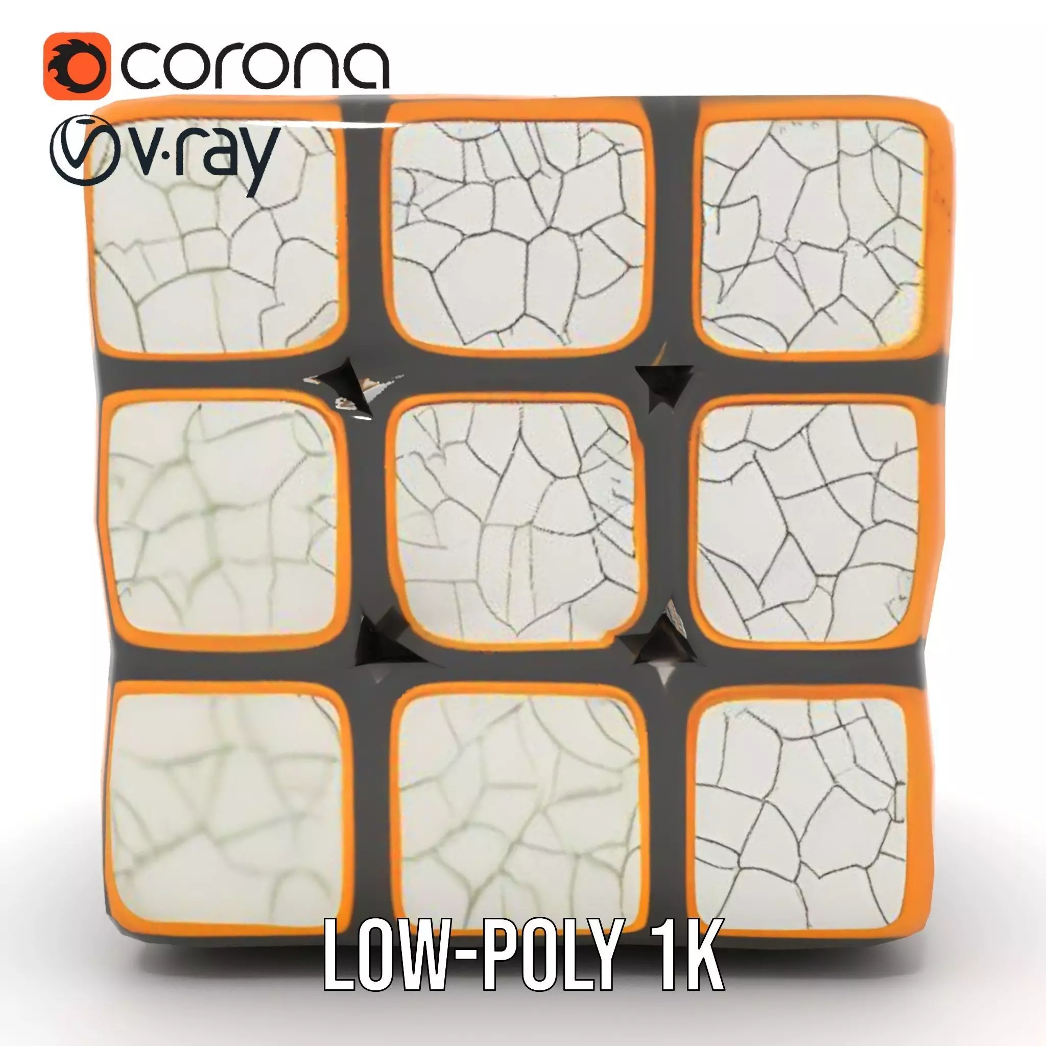 Glossy Ceramic Cube model pack Texture_15