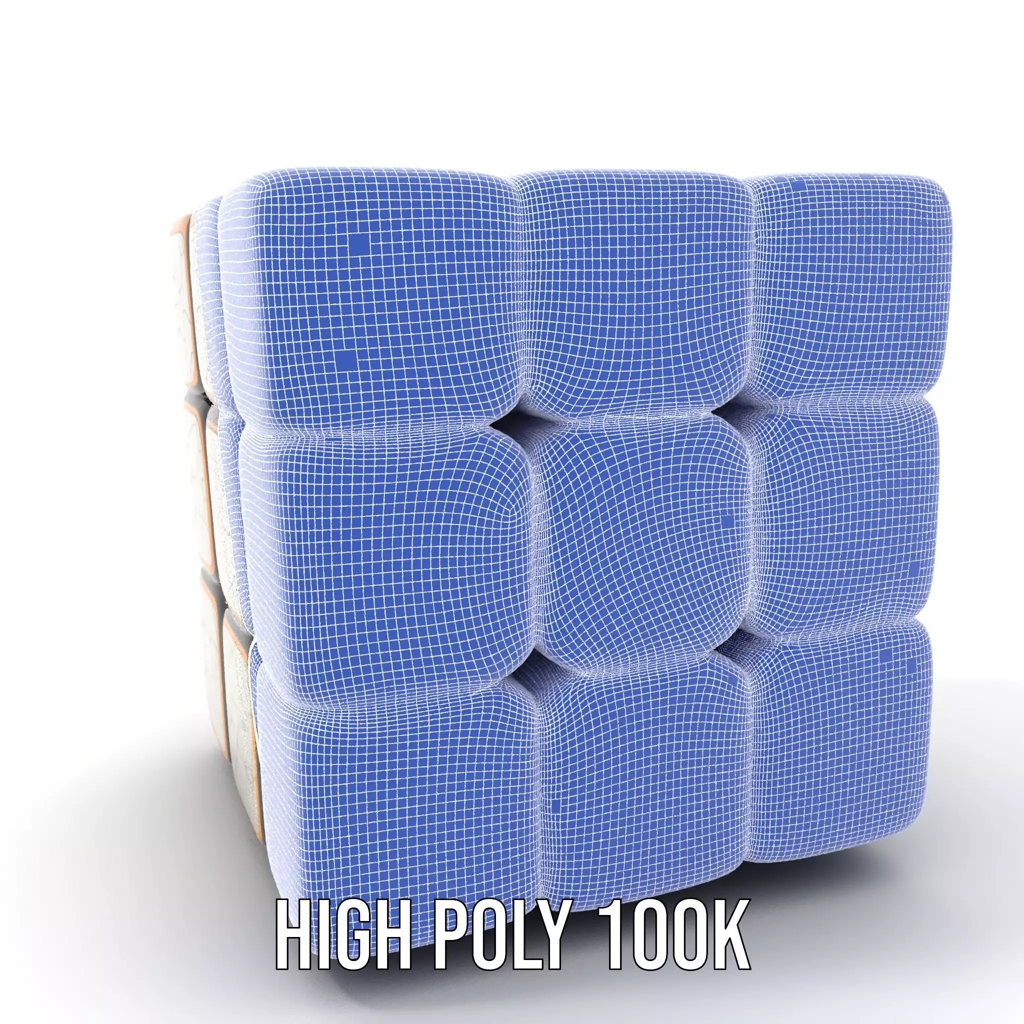 Glossy Ceramic Cube model pack Texture_5