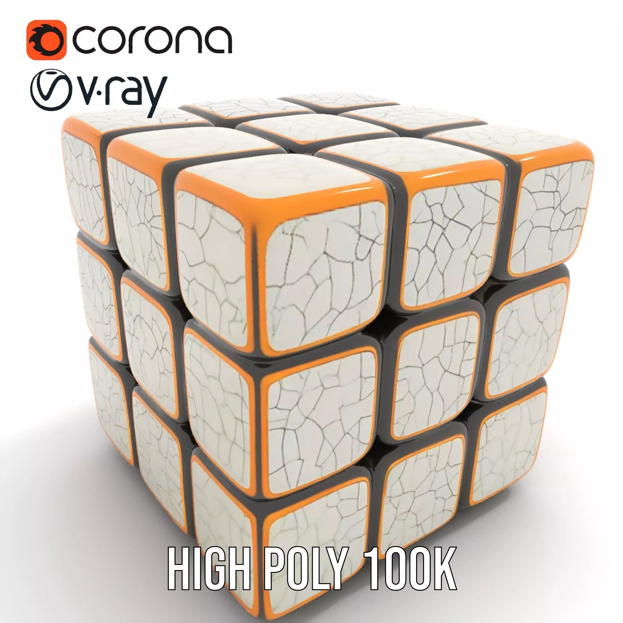 Glossy Ceramic Cube model pack Texture_16