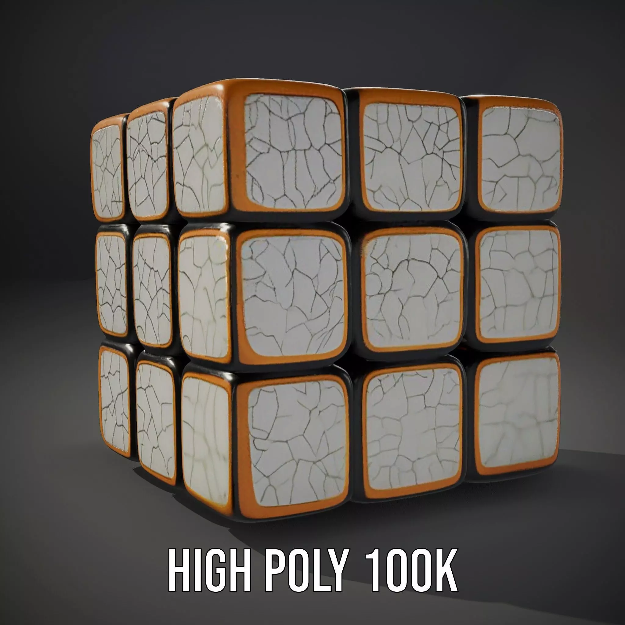 Glossy Ceramic Cube model pack Texture_11
