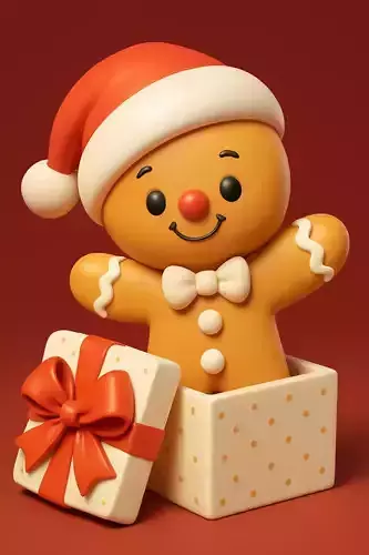 The Gingerbread Man 3D print model