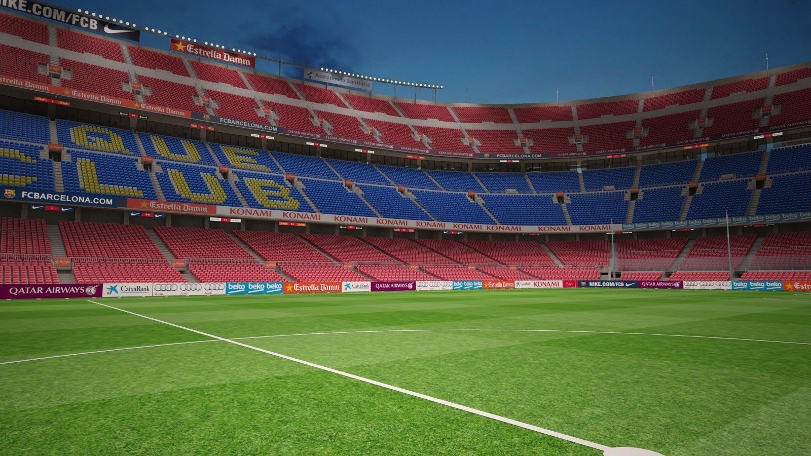 Camp Nou Barcelona Stadium 3D model_18