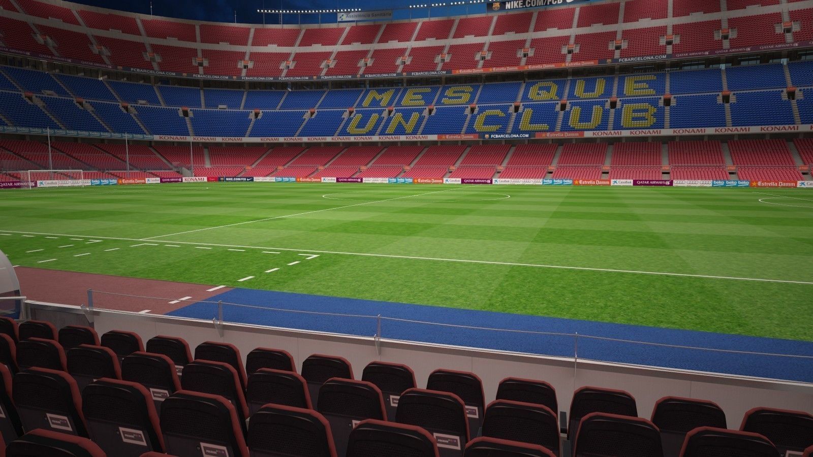 Camp Nou Barcelona Stadium 3D model_15