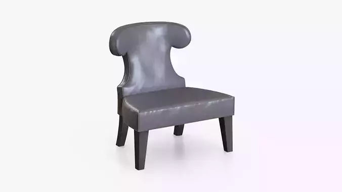 Armchair Leather Black