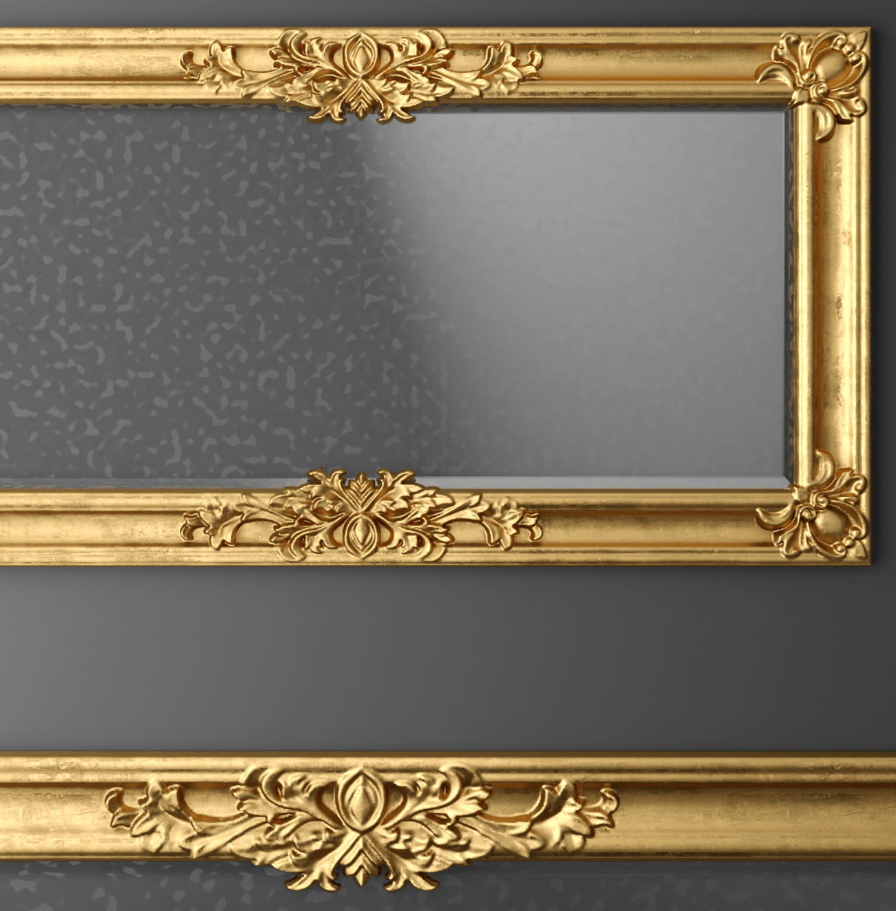  classic mirror 10 3D model_1