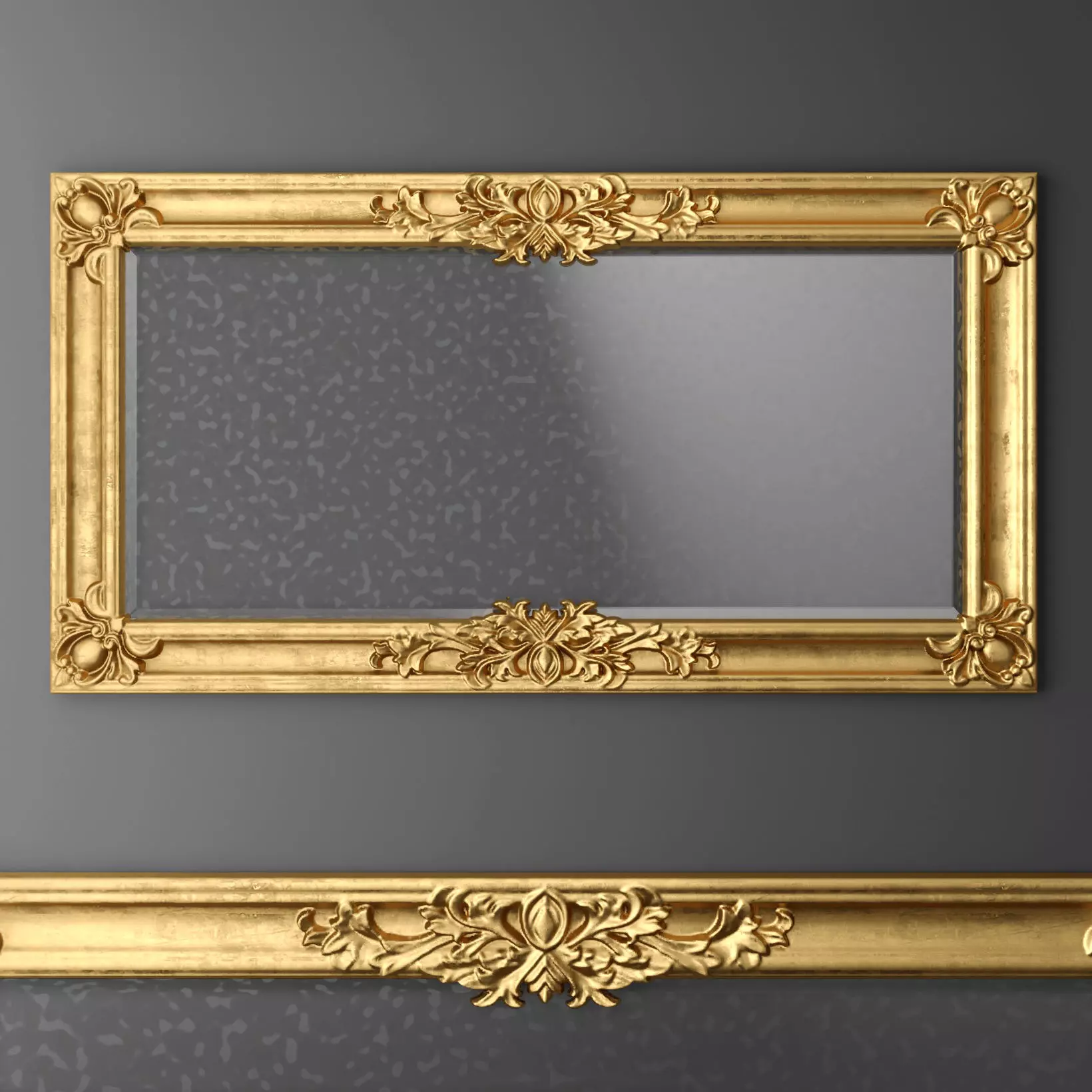  classic mirror 10 3D model_0