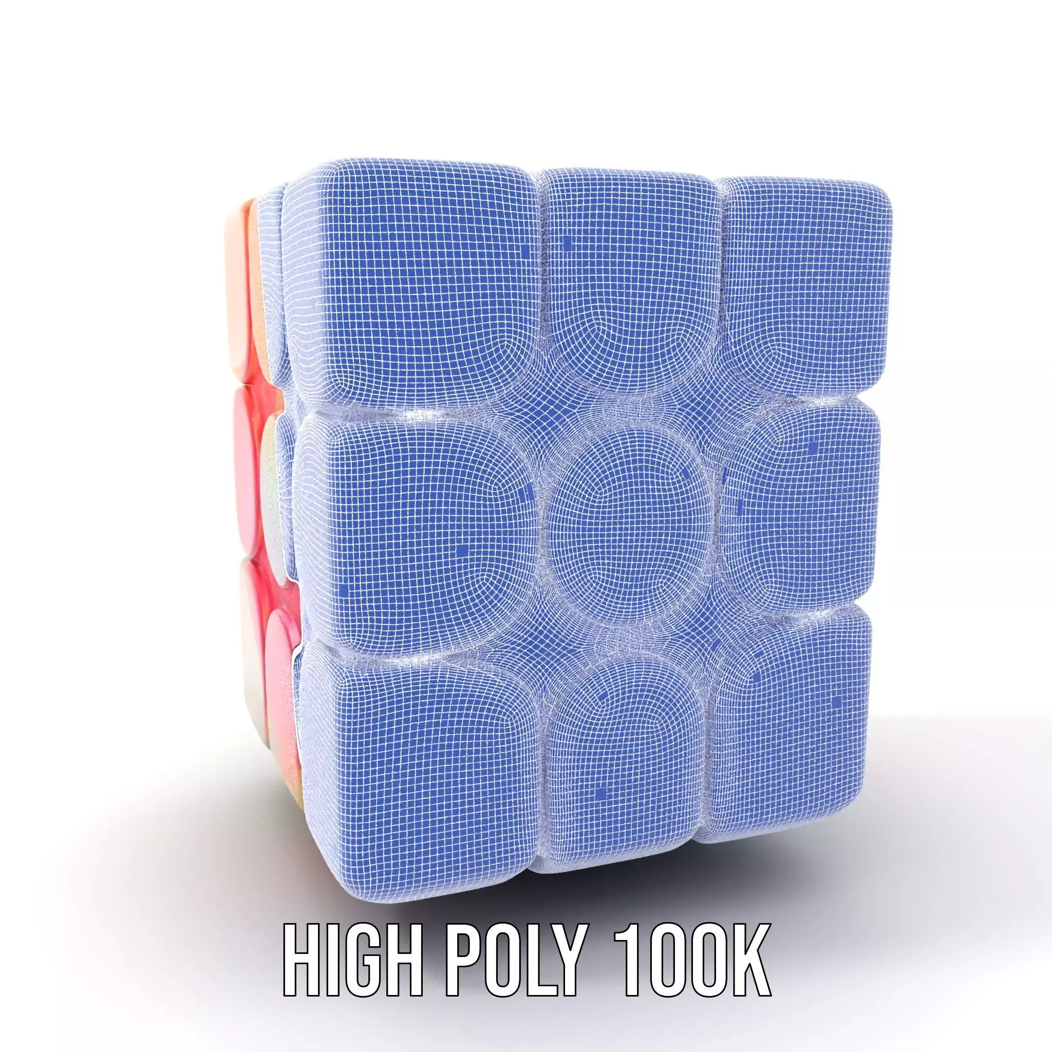 Vibrant Puzzle Cube model pack Low-poly 3D model_5