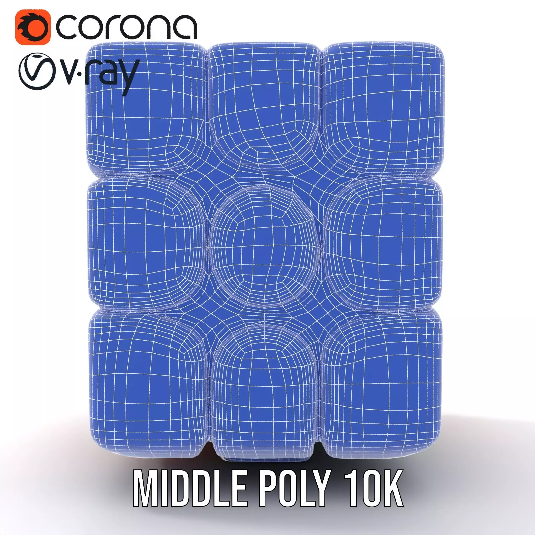 Vibrant Puzzle Cube model pack Low-poly 3D model_28