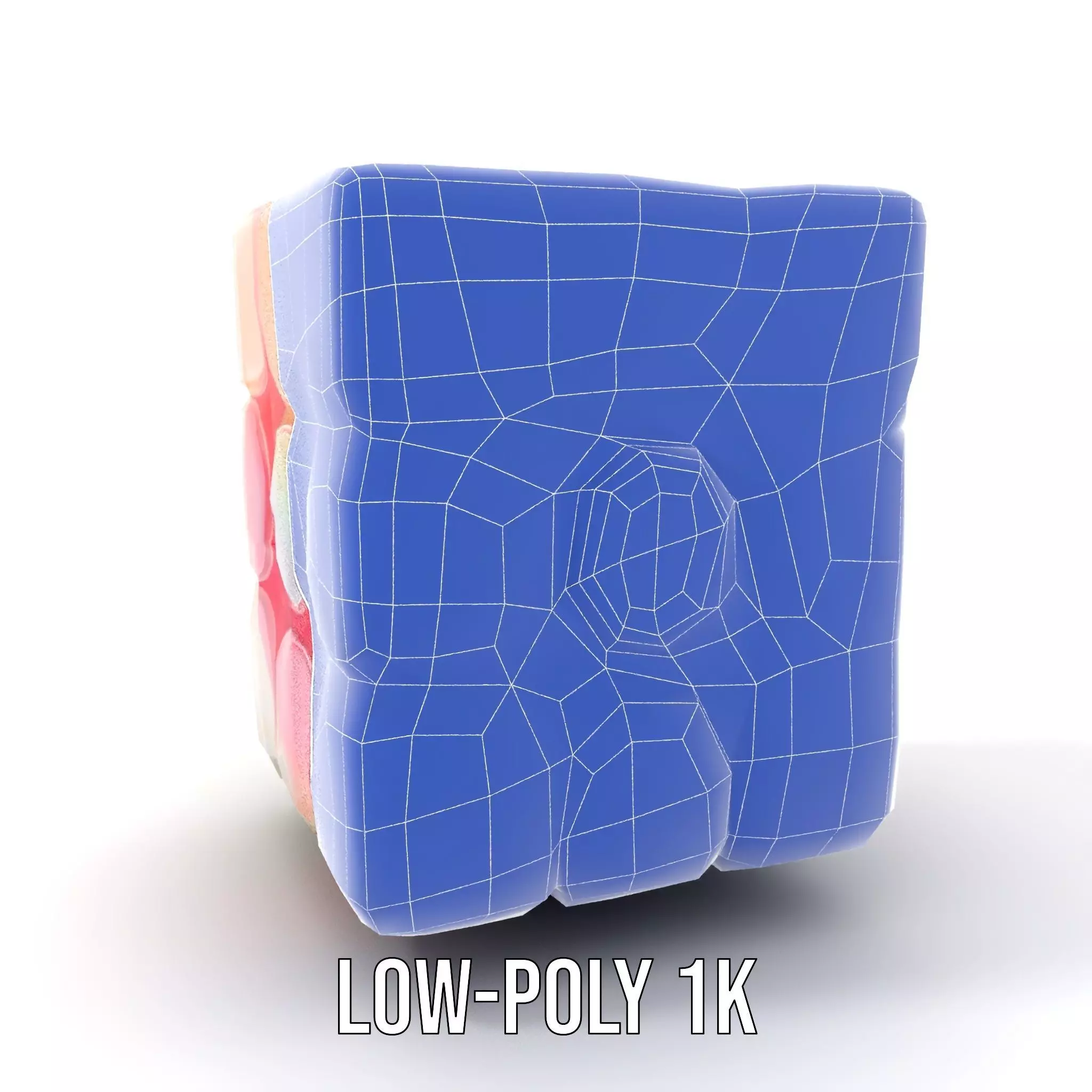 Vibrant Puzzle Cube model pack Low-poly 3D model_24