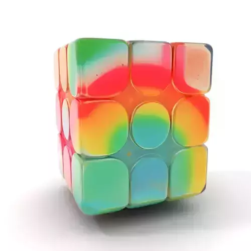 Vibrant Puzzle Cube model pack Low-poly 3D model Vibrant Puzzle Cube model pack Low-poly 3D model