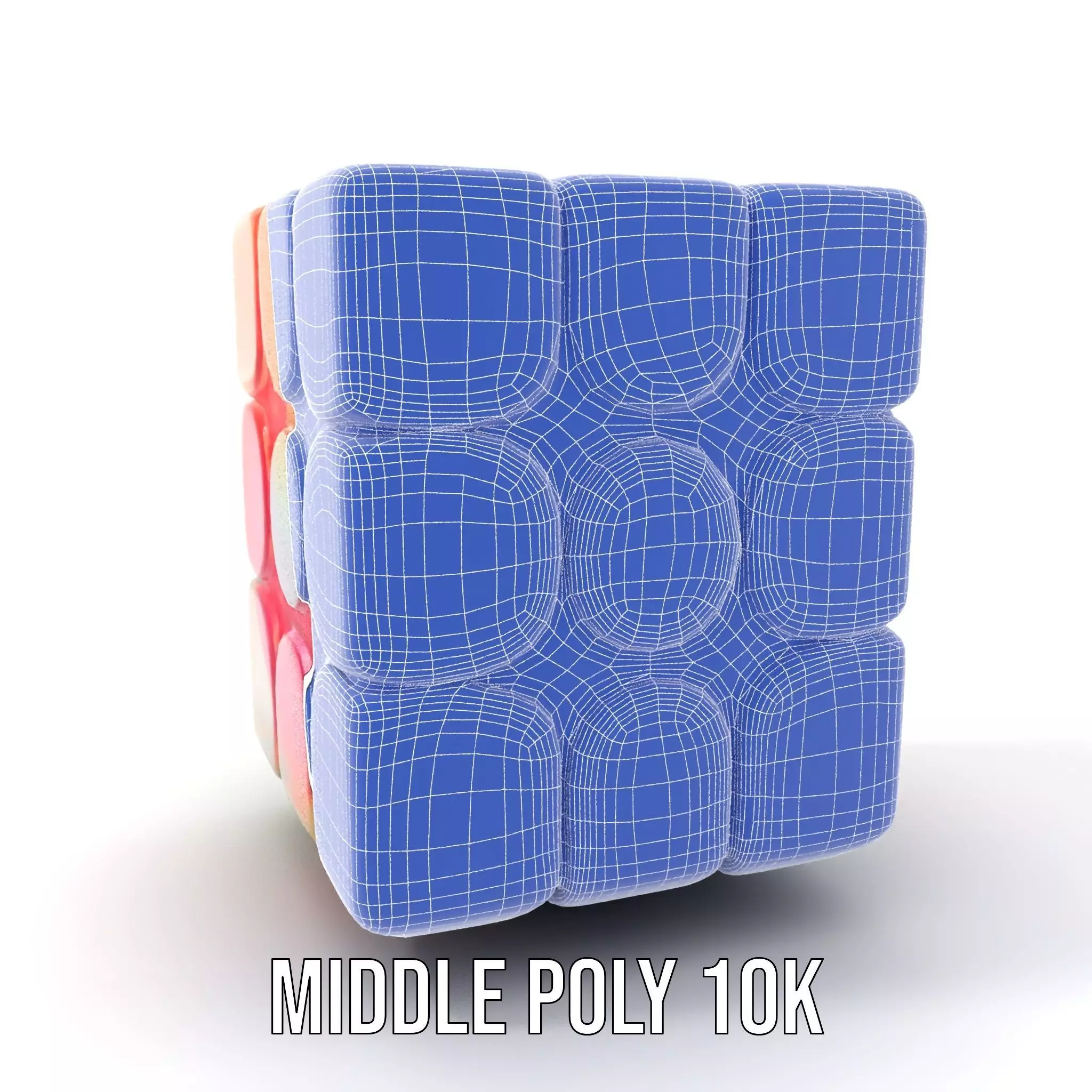 Vibrant Puzzle Cube model pack Low-poly 3D model_23