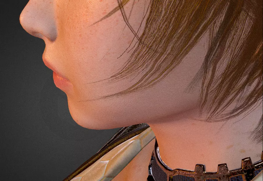 Stylized Male 3D Character Realistic Anime Style Full Body Model Low-poly 3D model_10