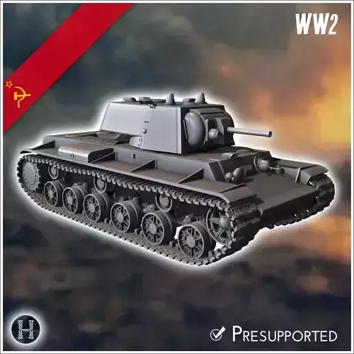 KV-8 M1942 Flamethrower ATO-41 - Soviet army WW2 Second World Ea