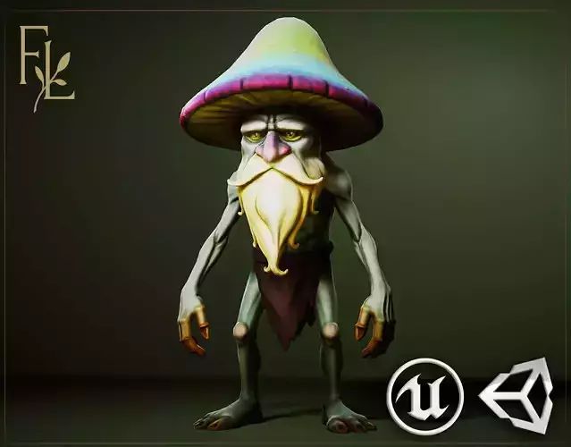 Mushroom Sage - Game ready character