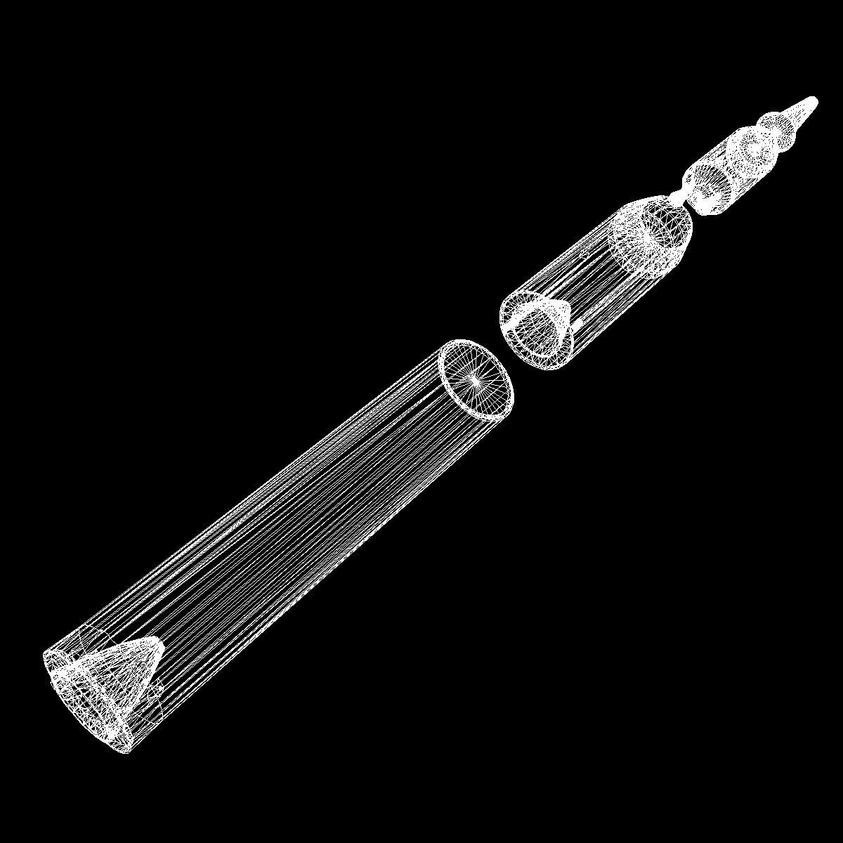 KN-08 No Dong-C Ballitic Missile 3D model_16