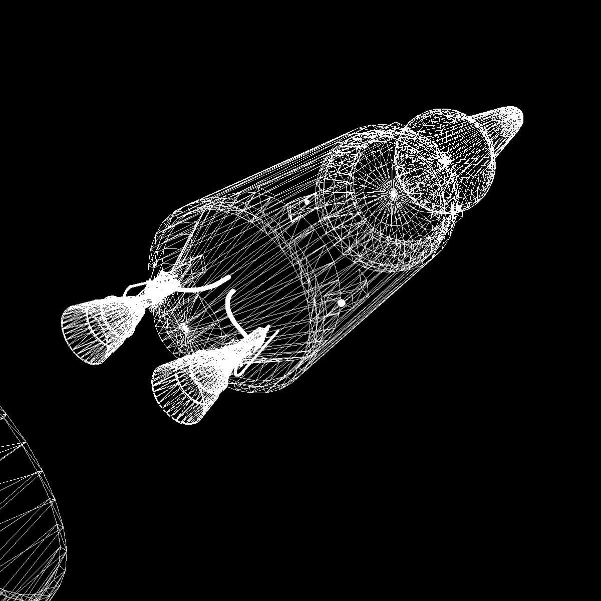 KN-08 No Dong-C Ballitic Missile 3D model_18