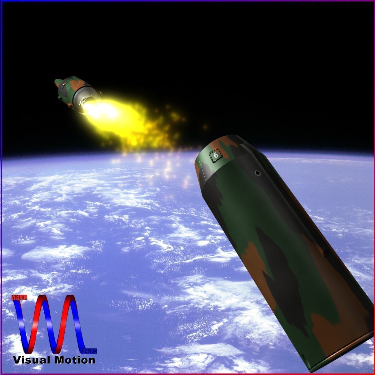KN-08 No Dong-C Ballitic Missile 3D model_4