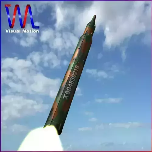 KN-08 No Dong-C Ballitic Missile 3D model