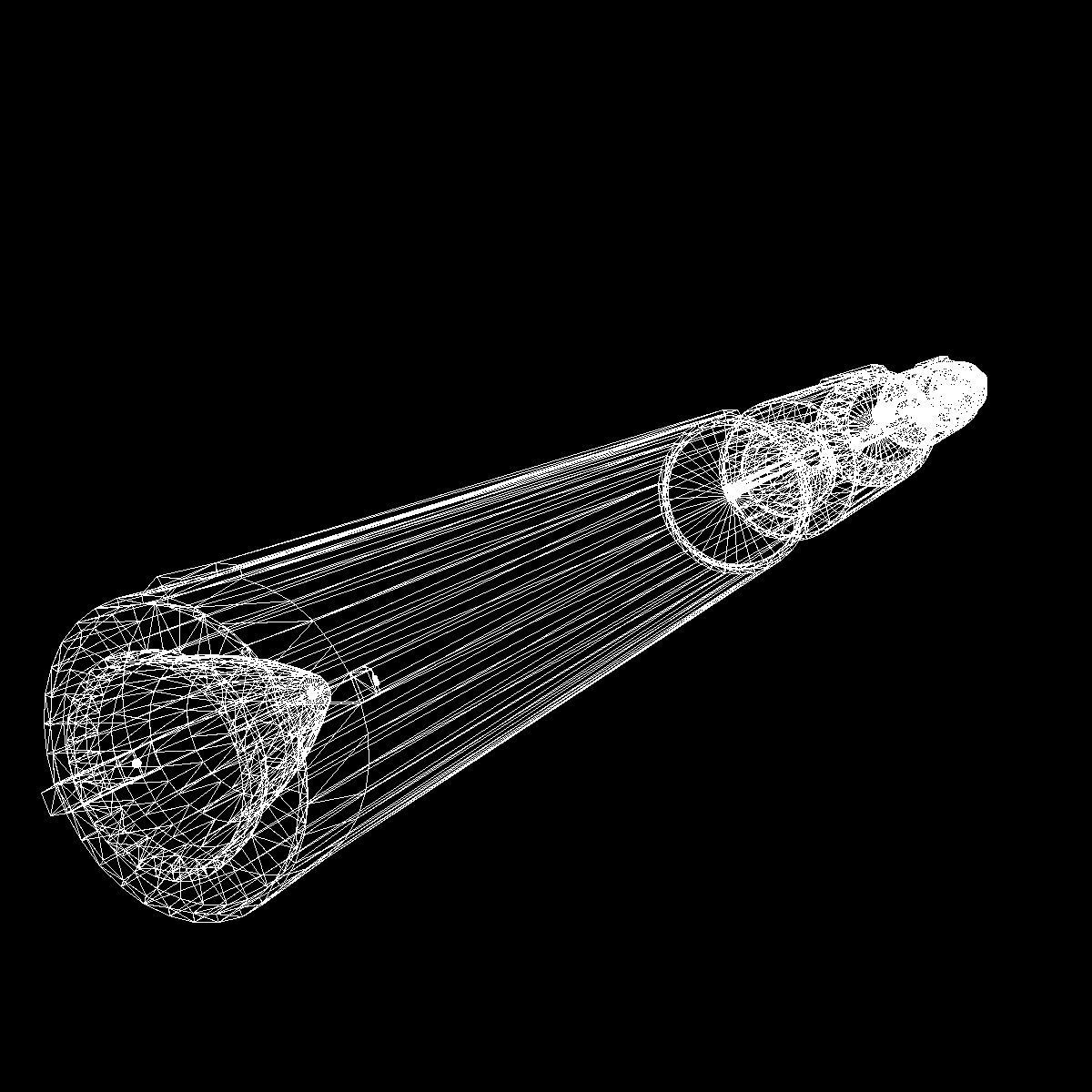 KN-08 No Dong-C Ballitic Missile 3D model_17