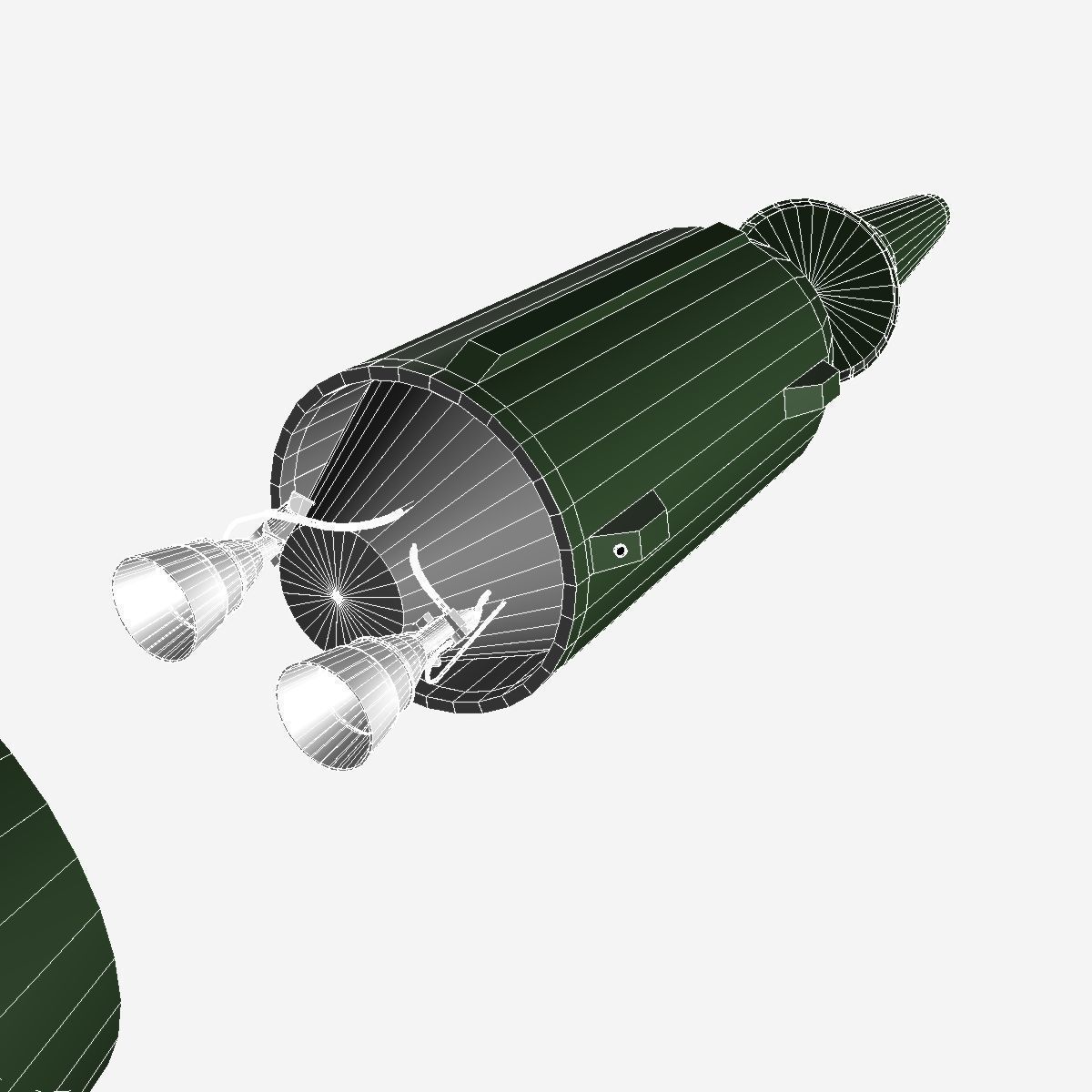 KN-08 No Dong-C Ballitic Missile 3D model_27