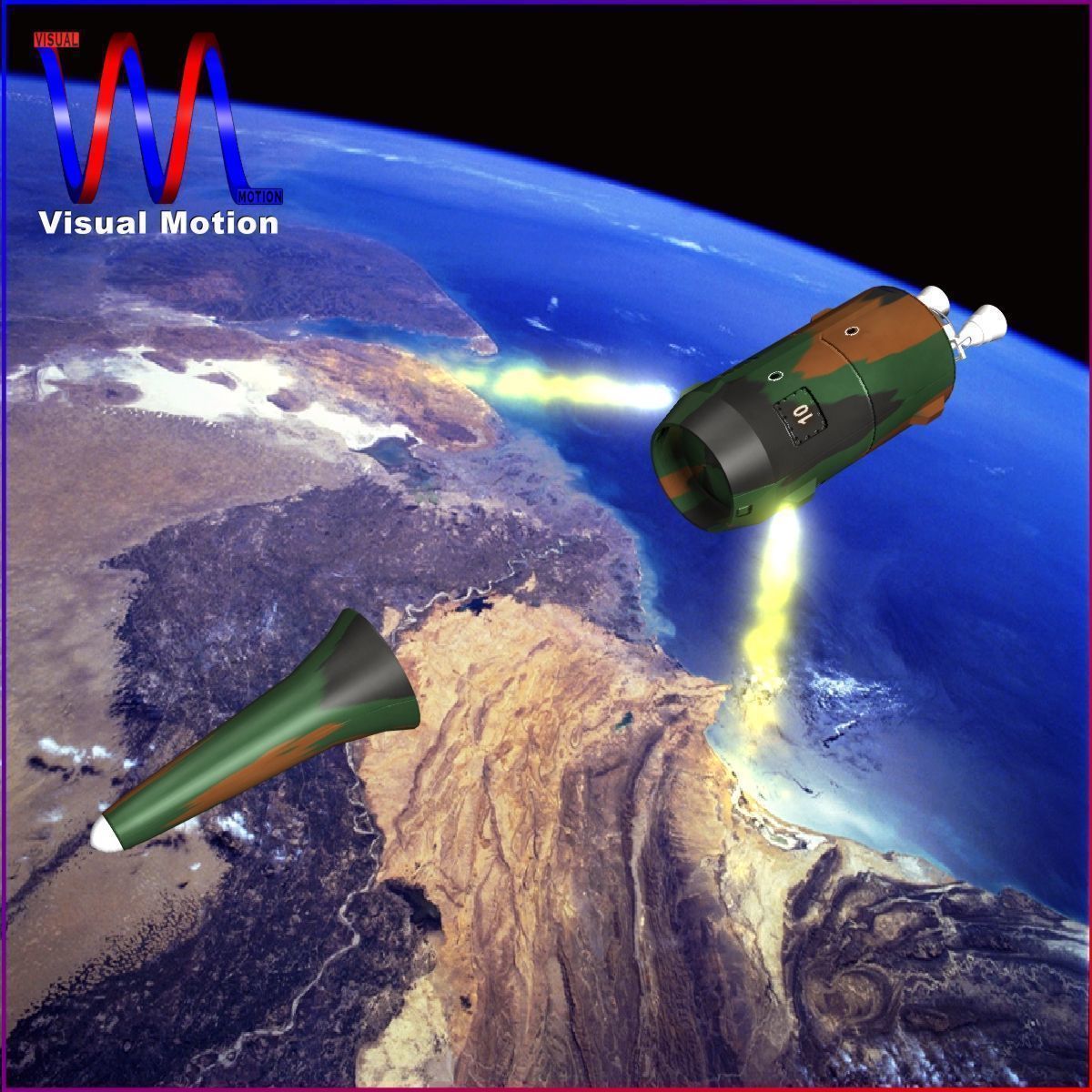 KN-08 No Dong-C Ballitic Missile 3D model_6