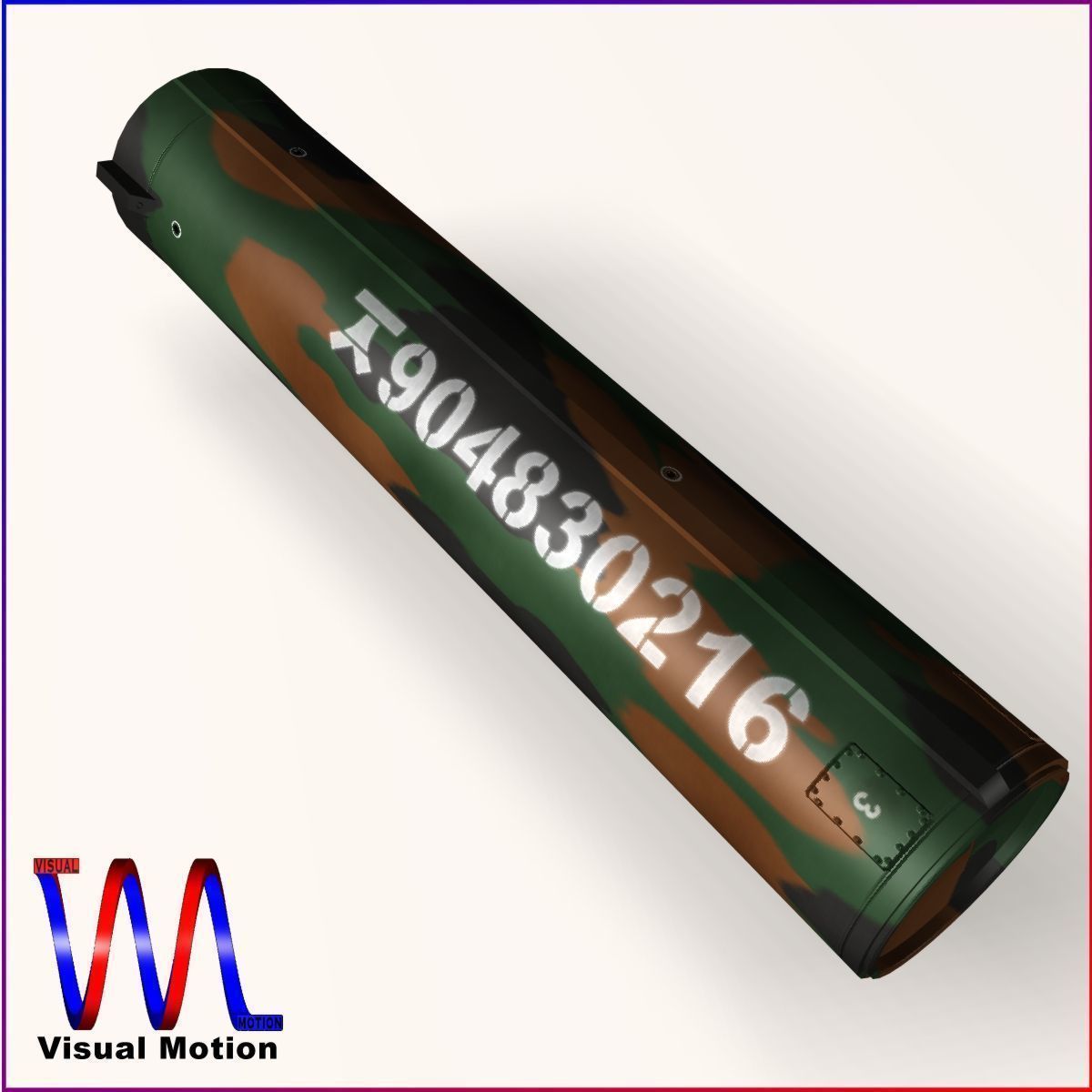 KN-08 No Dong-C Ballitic Missile 3D model_8