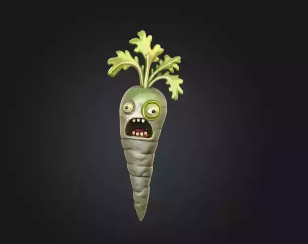 Rise of the Undead Veggie Low-poly 3D model