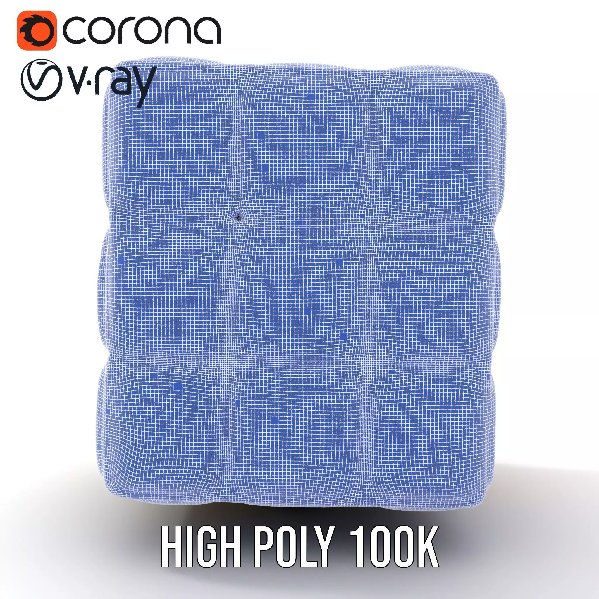 Colorful Yarn Wrapped Cube model pack Low-poly 3D model_34