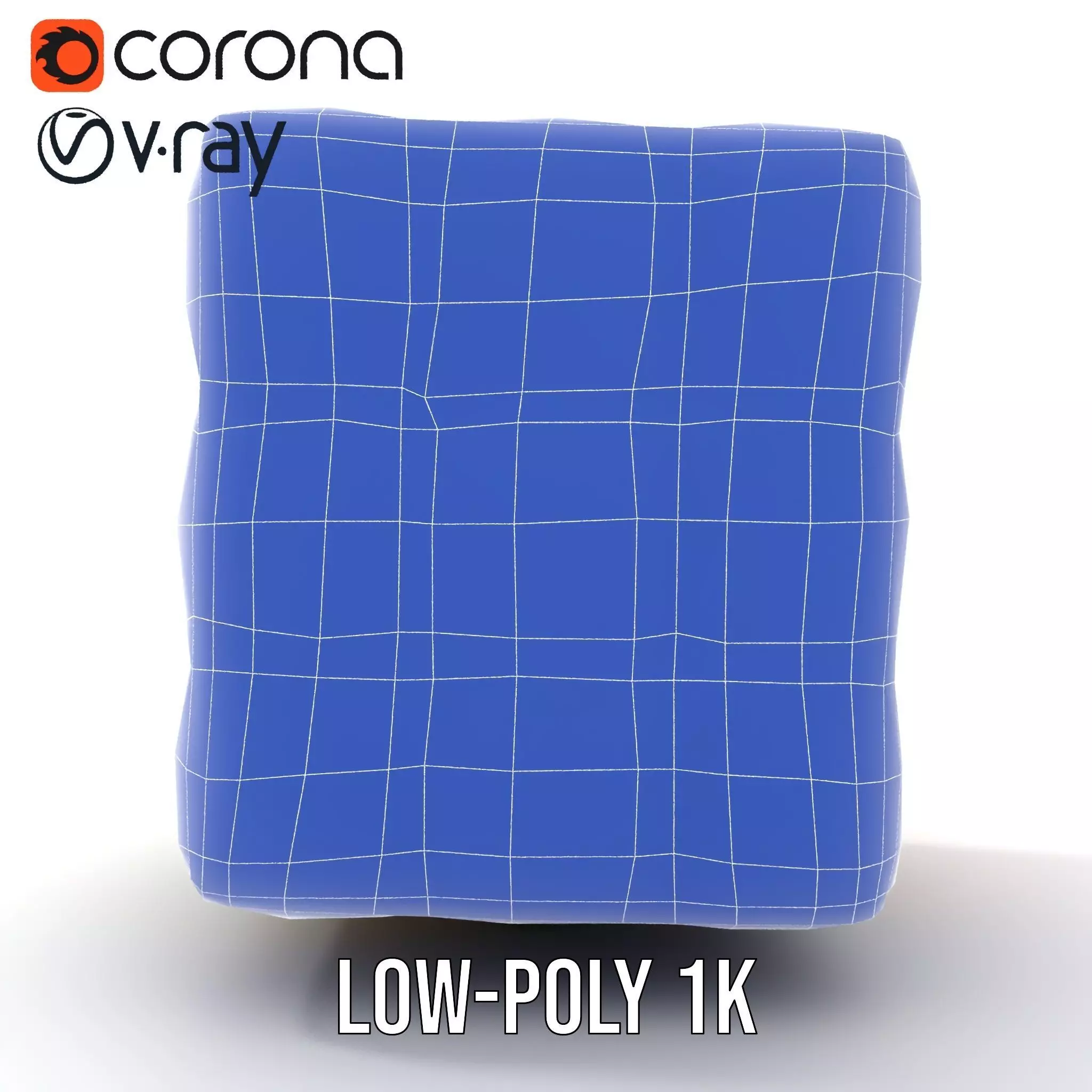 Colorful Yarn Wrapped Cube model pack Low-poly 3D model_15