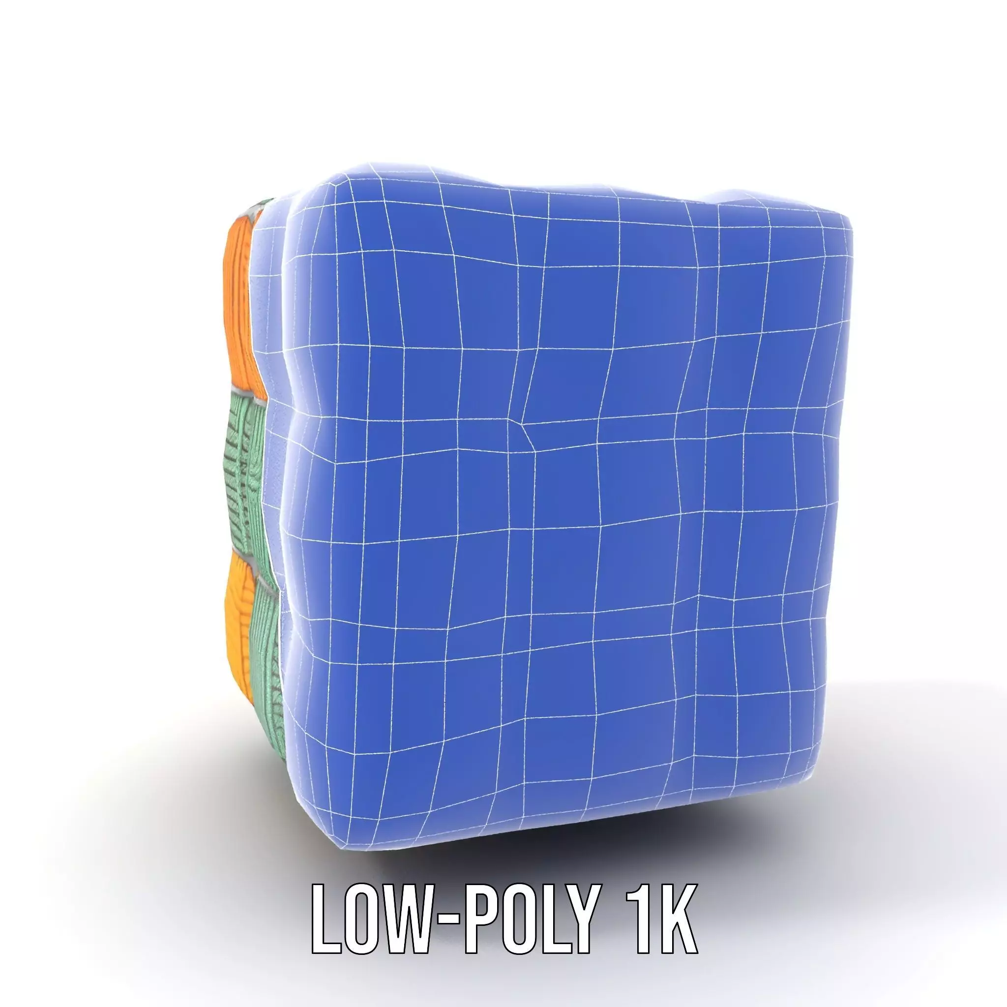 Colorful Yarn Wrapped Cube model pack Low-poly 3D model_25