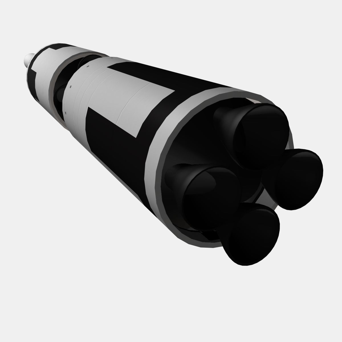 UGM-27 Polaris A1 Ballistic Missile 3D model_4