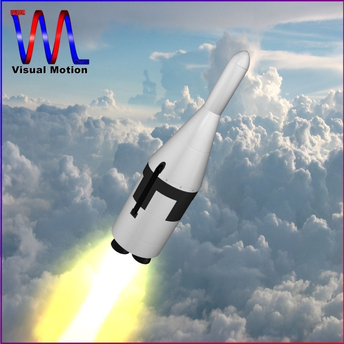 UGM-27 Polaris A1 Ballistic Missile 3D model_1