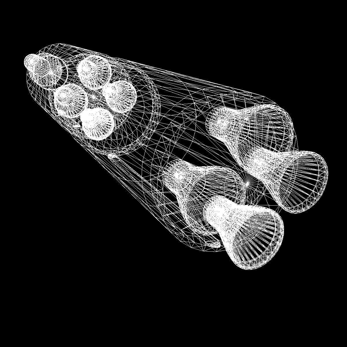 UGM-27 Polaris A1 Ballistic Missile 3D model_21