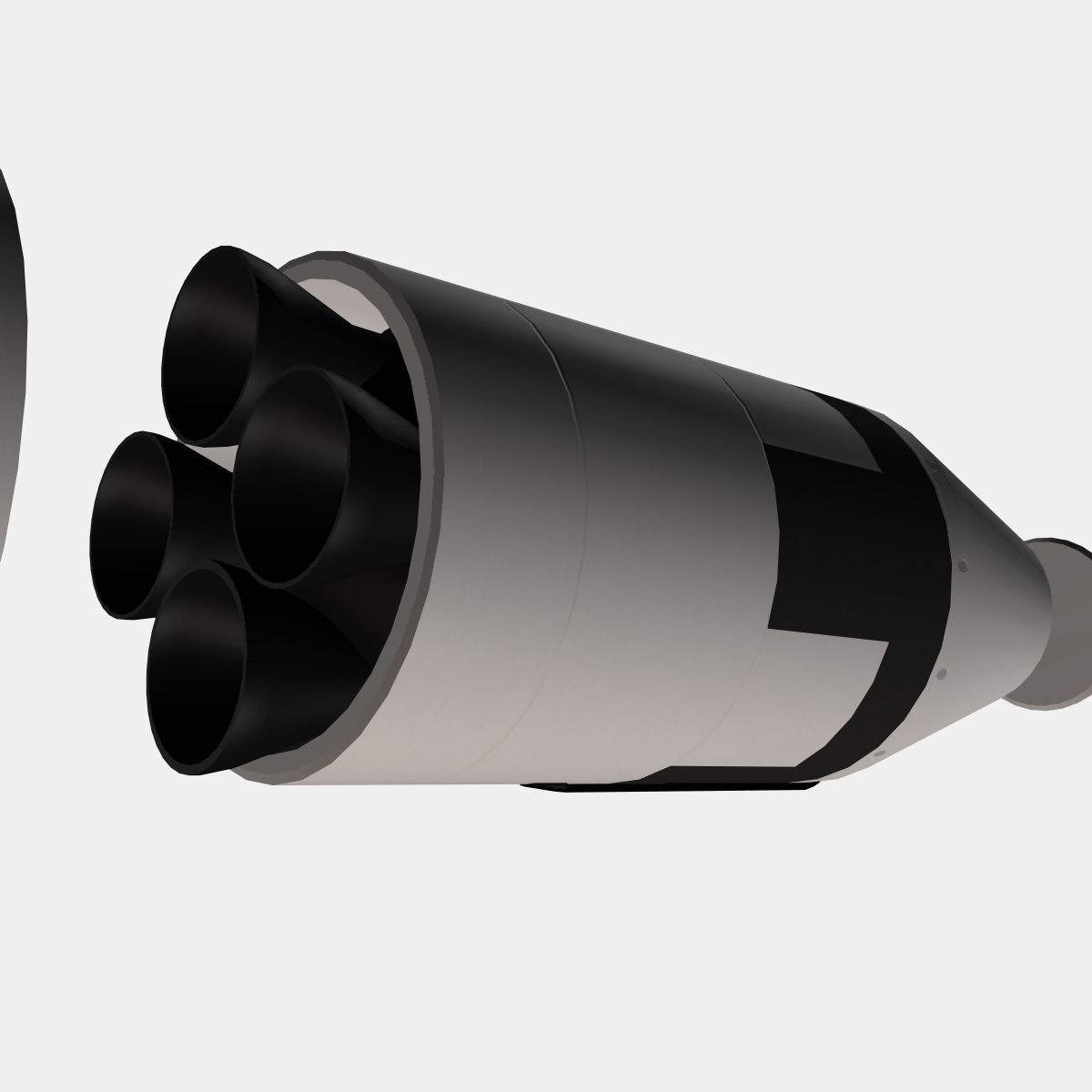 UGM-27 Polaris A1 Ballistic Missile 3D model_9