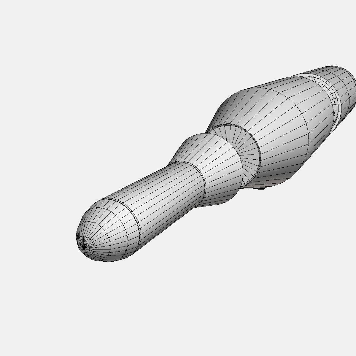 UGM-27 Polaris A1 Ballistic Missile 3D model_17