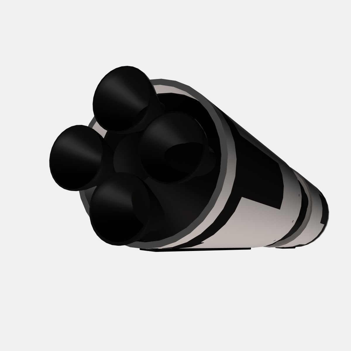 UGM-27 Polaris A1 Ballistic Missile 3D model_10