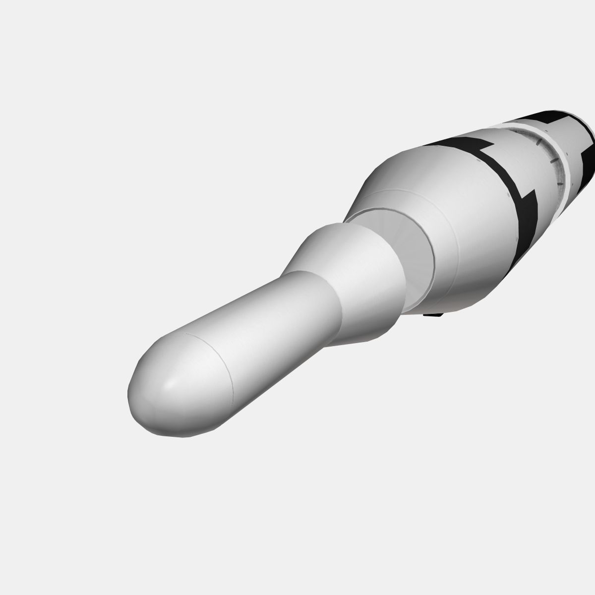 UGM-27 Polaris A1 Ballistic Missile 3D model_8