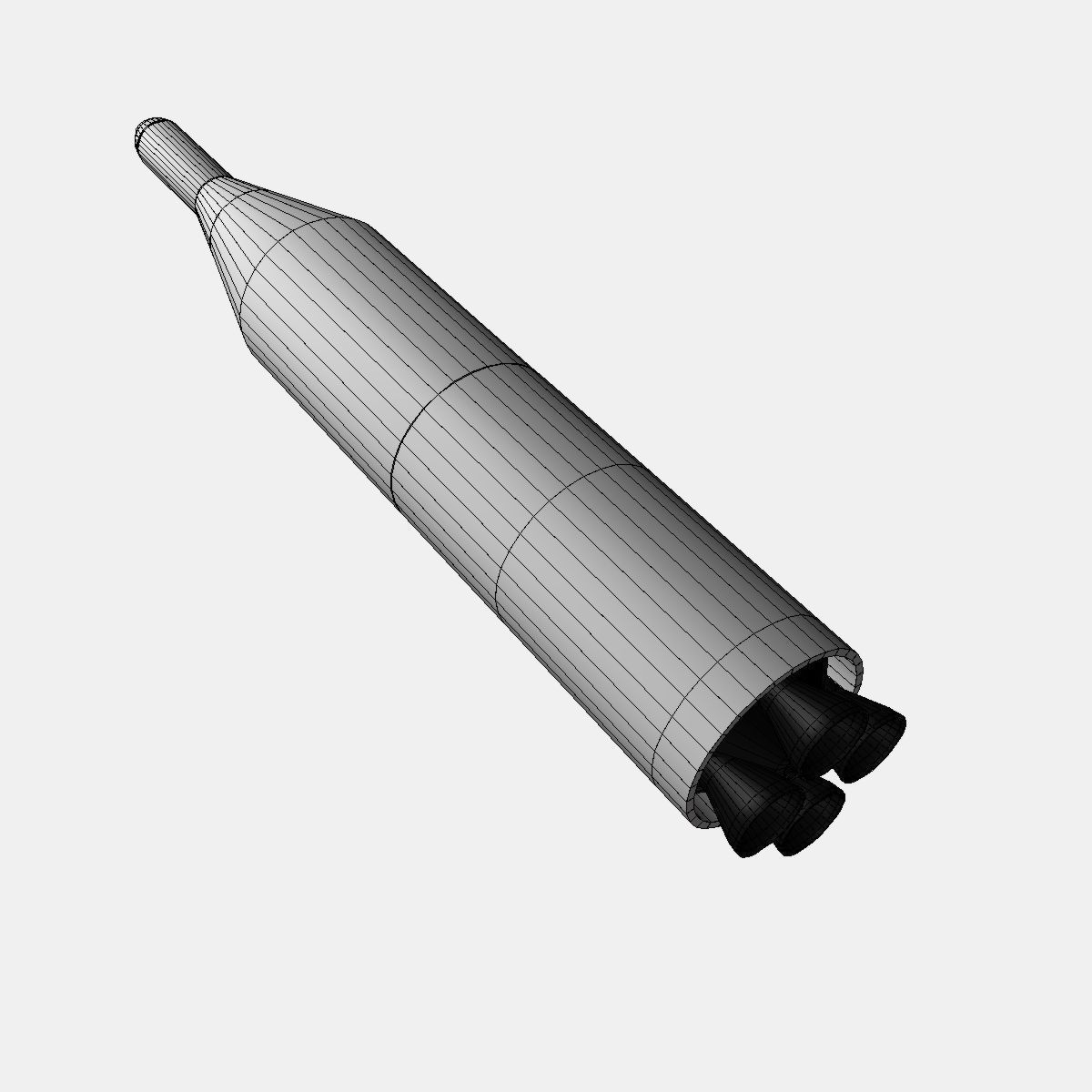 UGM-27 Polaris A1 Ballistic Missile 3D model_15